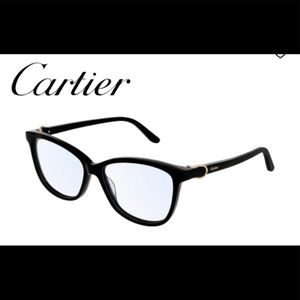 AUTHENTIC Cartier C Decor Eyeglasses (black) (NEW)